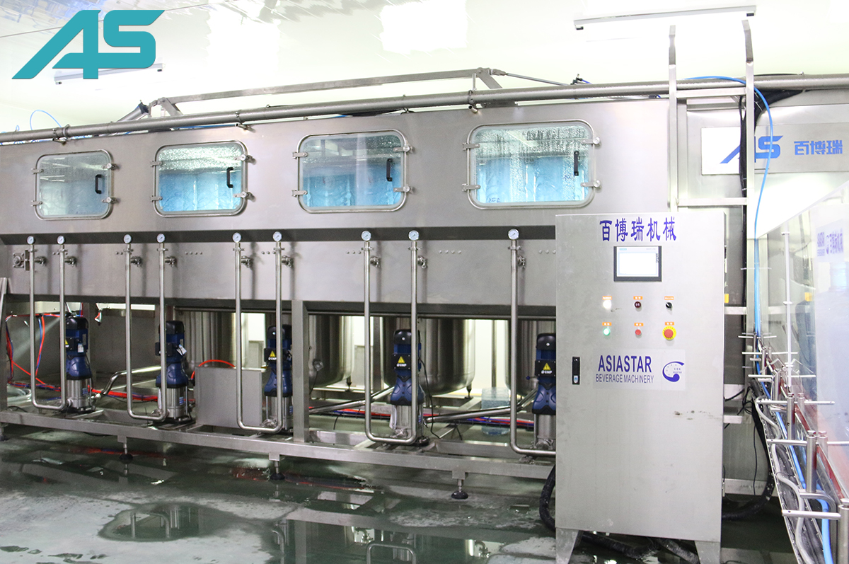 800-1200BPH桶裝水灌裝機